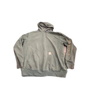 Carhartt Men's Green Hoodie Sweater Size  XL